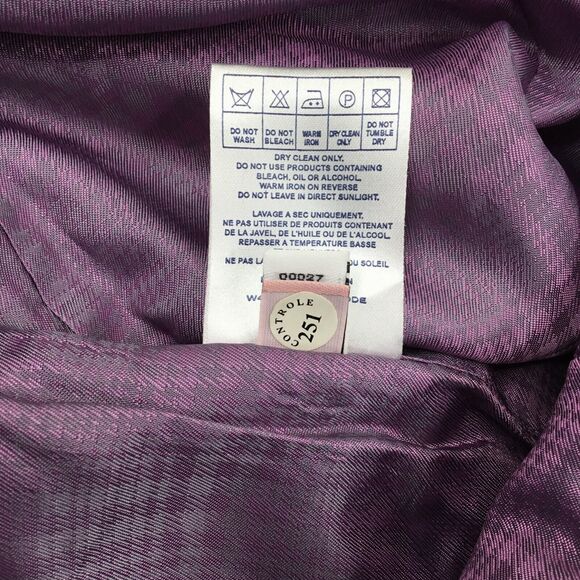 Ted Baker Dress Pant Womens sz 1 US 0-2 Wide Leg Herringbone Wool Blend NEW - Picture 10 of 11